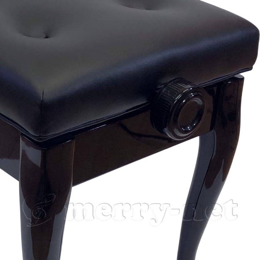 Amazon.co.jp: 猫足＆黒□イトマサ ピアノ椅子 AWS650 ブラック【8